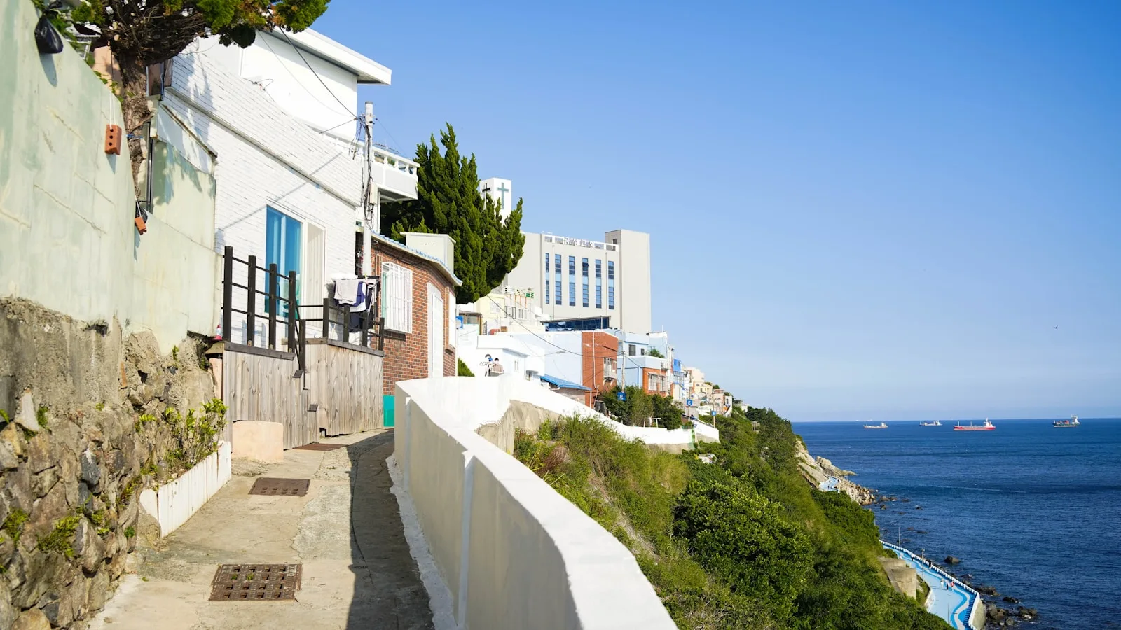 Coastal houses in Busan