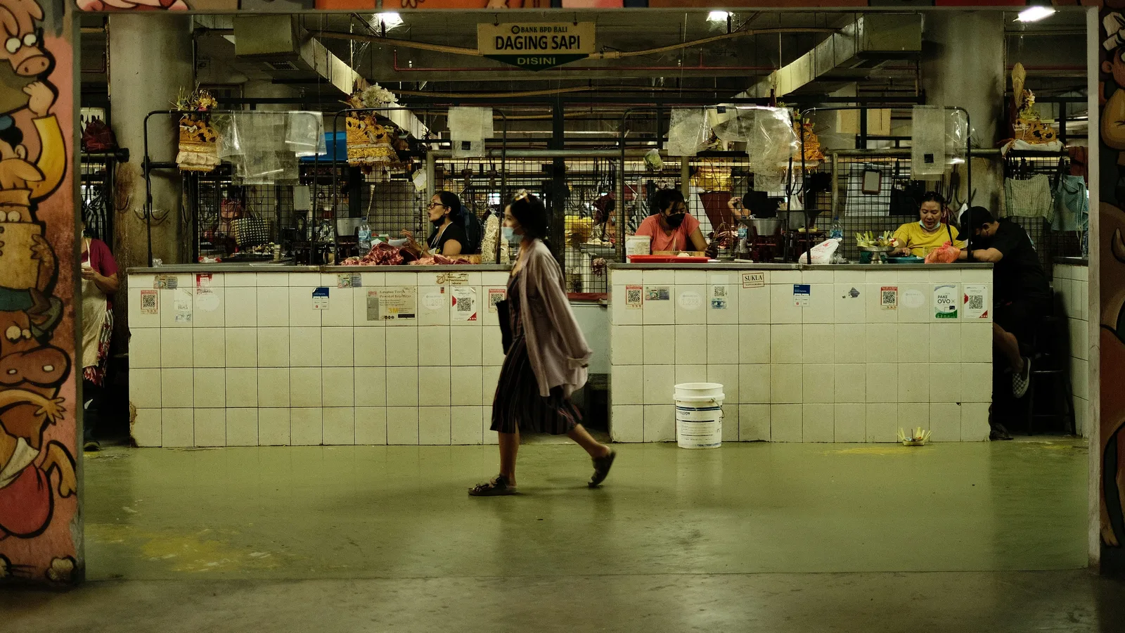 A food counter in Denpasar
